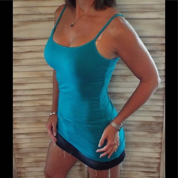 🎀PLUS Cami One Size Teal - Picture 2 of 5
